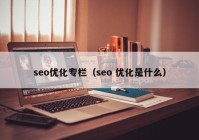 seo优化专栏（seo 优化是什么）